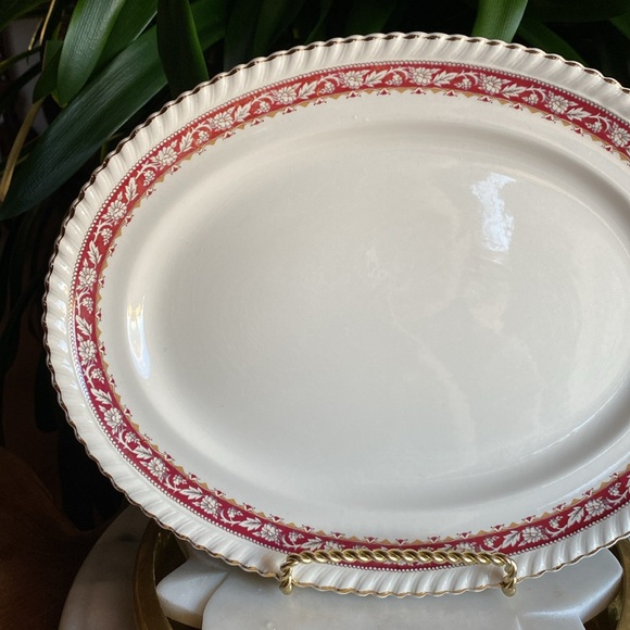 Antique 1910’s Johnson Brothers JB519 Platter Old English Ironstone England Rare - Picture 3 of 10